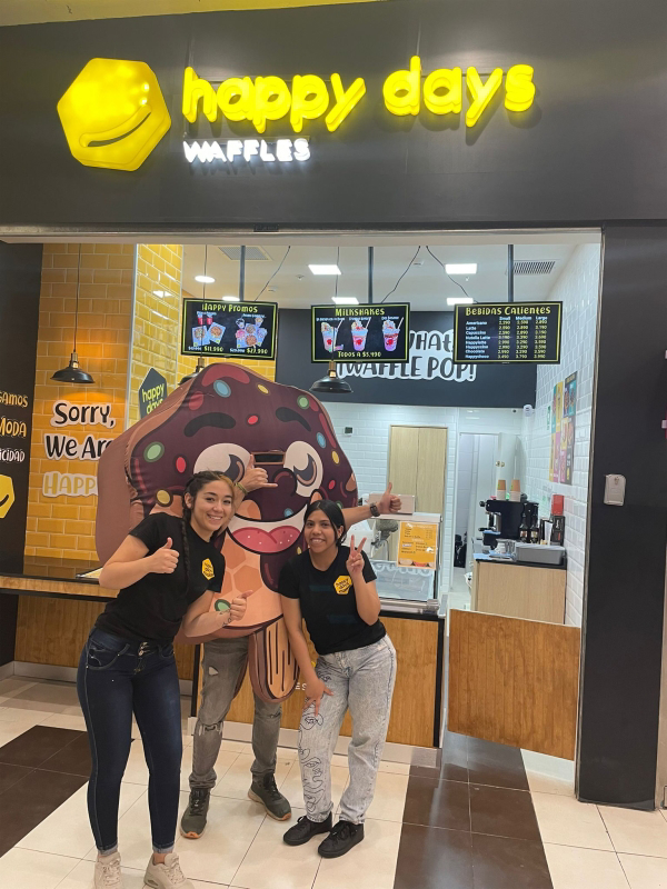 Gran apertura en Calama de la franquicia Happy Days Waffles.