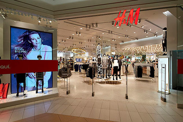 H&M acelera la expansión de sus franquicias en Chile