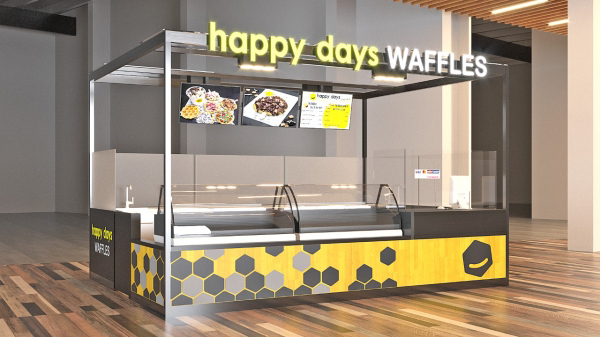 Las franquicias Happy Days Waffles llenan de felicidad Chile.