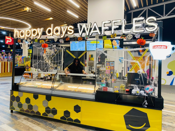 Nueva apertura de franquicia Happy Days Waffles en Punta Arenas.