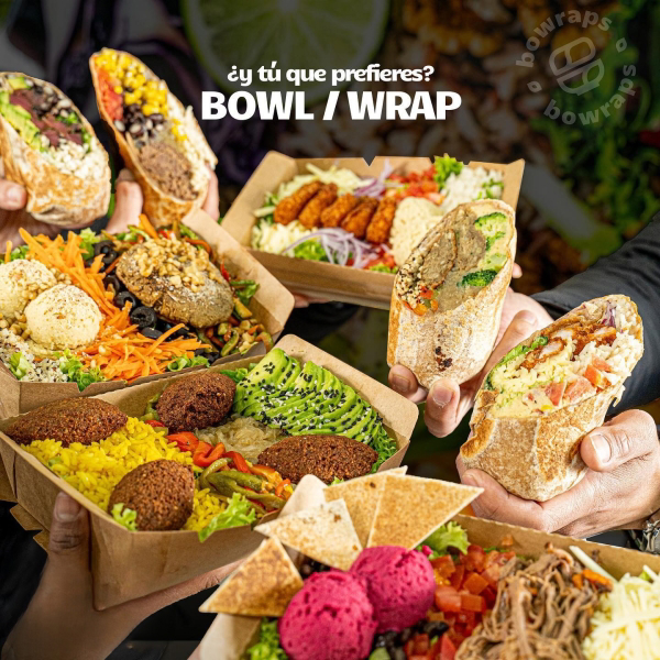 Bowraps, franquicia de comida rápida y saludable que es todo un éxito en el país.