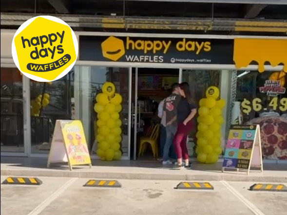 Nueva apertura de franquicia Happy Days Waffles en Molina