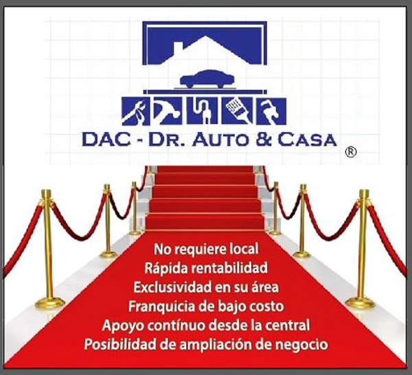 DR. AUTO & CASA, una franquicia de bajo coste que puedes operar de tu casa u oficina